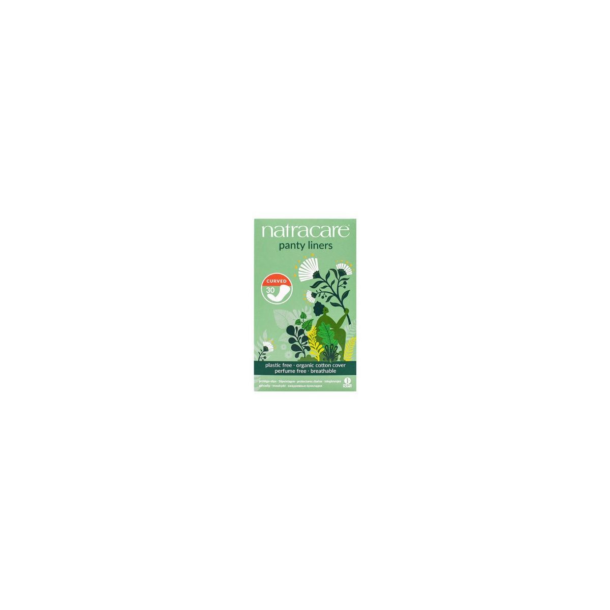 Buy Natracare Panty Liners Curved 30 Pack Online