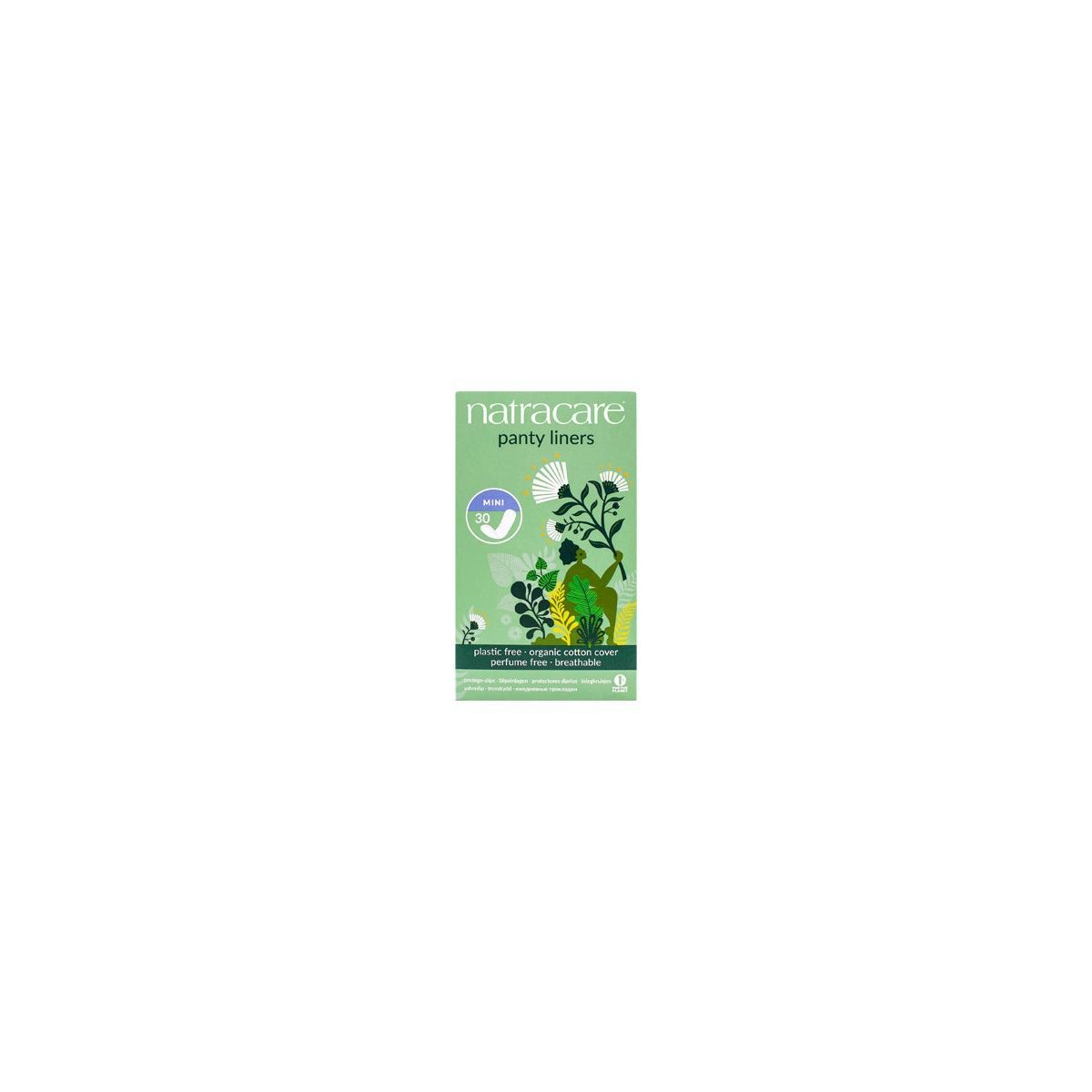 Natracare Panty Liners Mini 30 Pack
