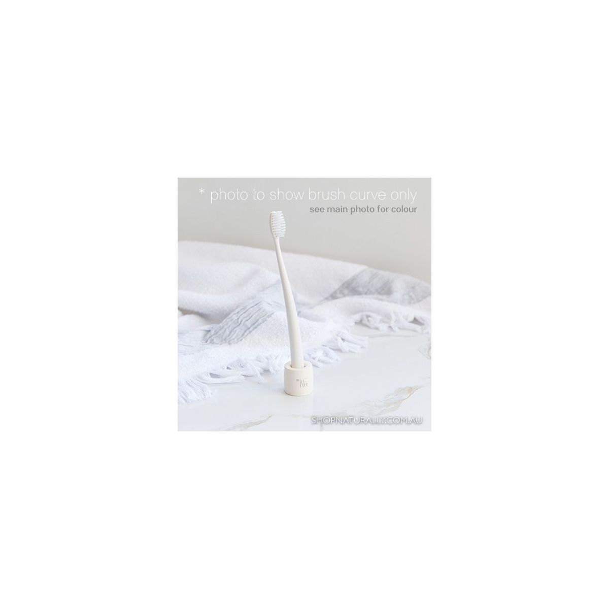 NFco Bio Toothbrush Rose Quartz & Monsoon Mist 2 Pack