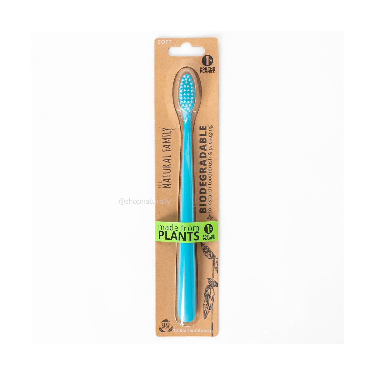 NFco Bio Toothbrush Neon Blue