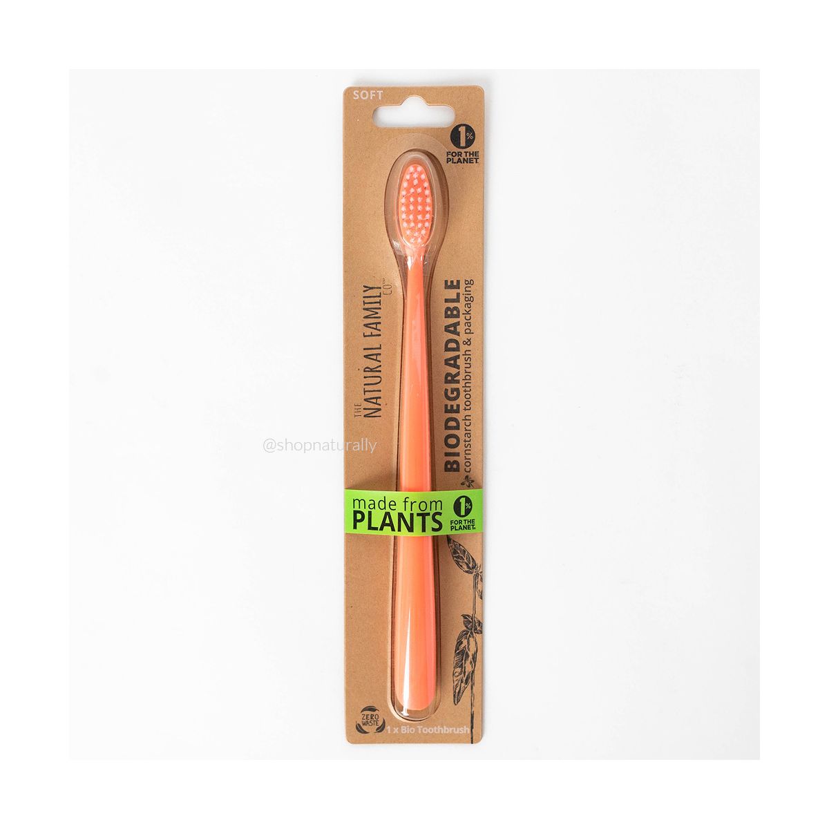 NFco Bio Toothbrush Neon Orange