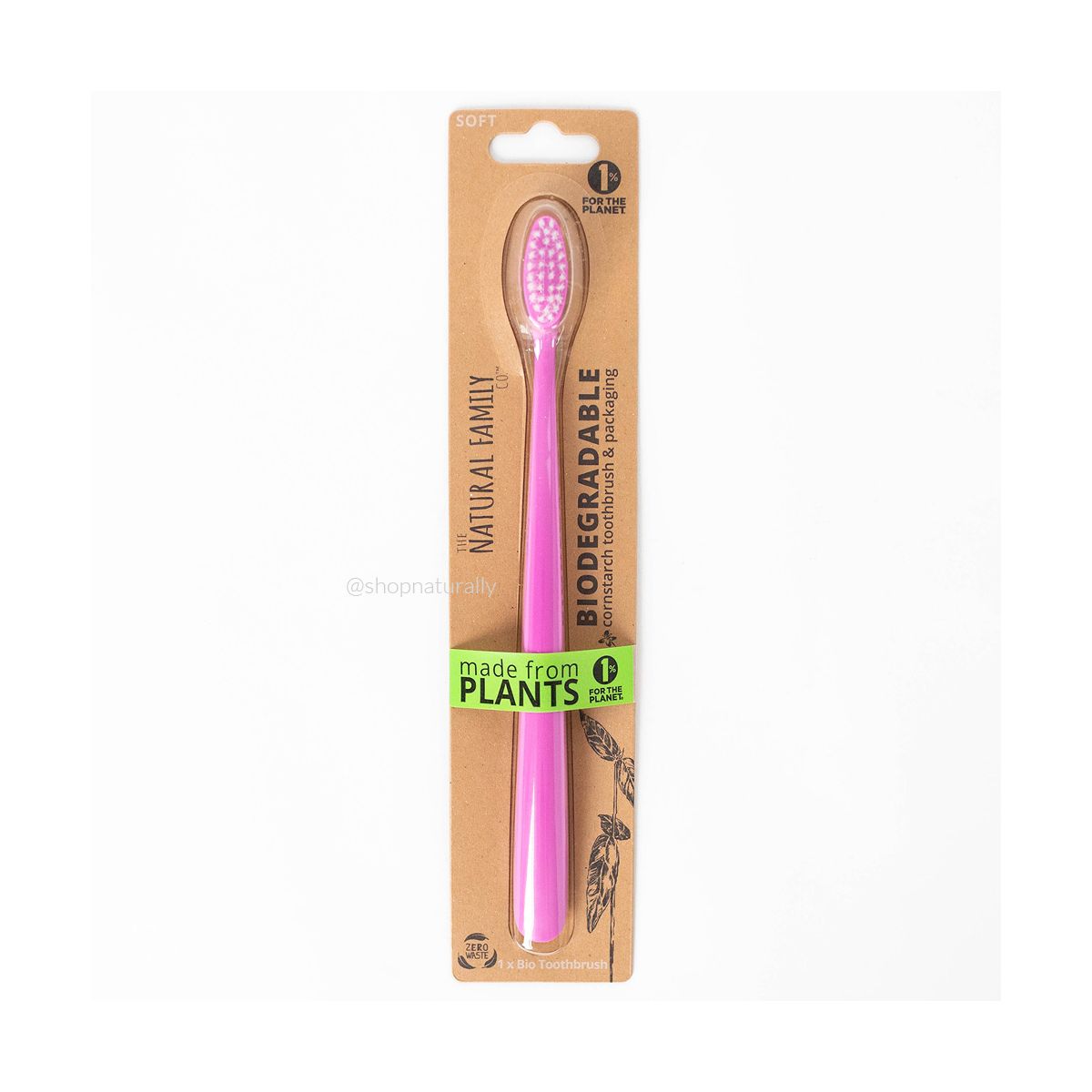 NFco Bio Toothbrush Neon Purple