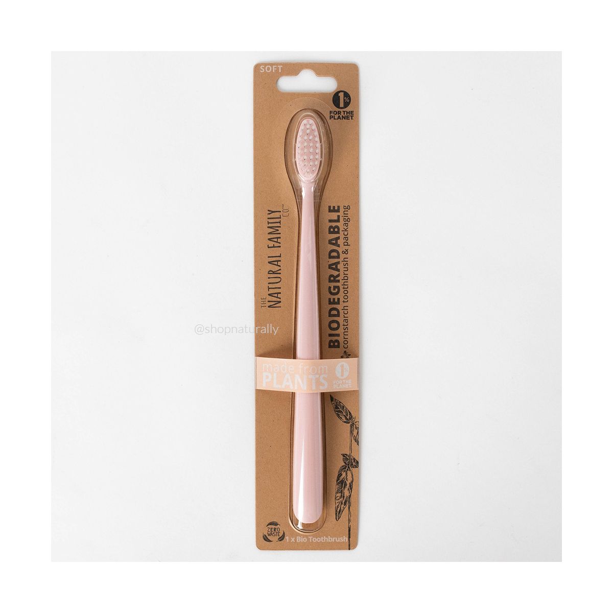 NFco Bio Toothbrush Rose Quartz