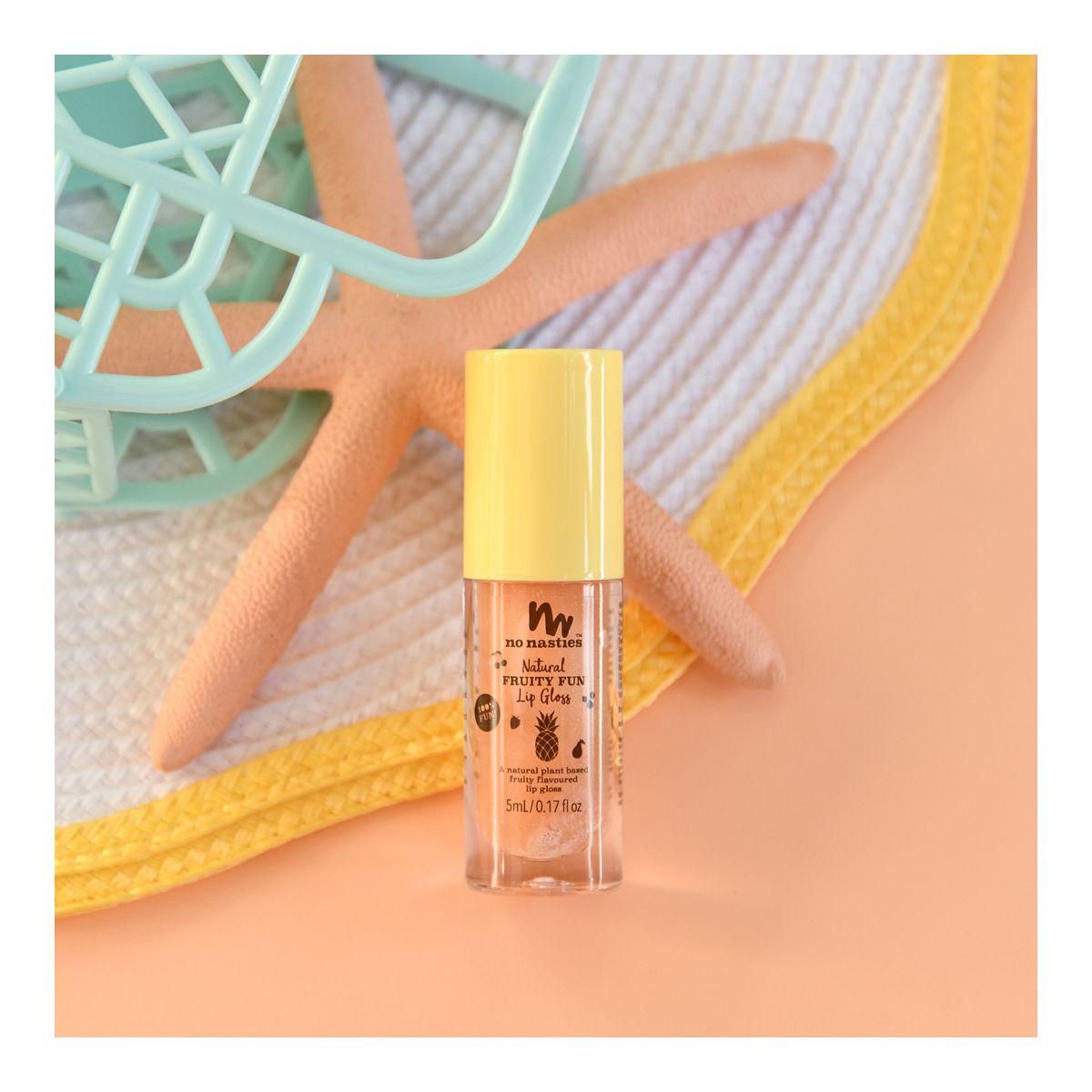 Buy No Nasties Fruity Fun Flavoured Lip Gloss Fruity Fun online