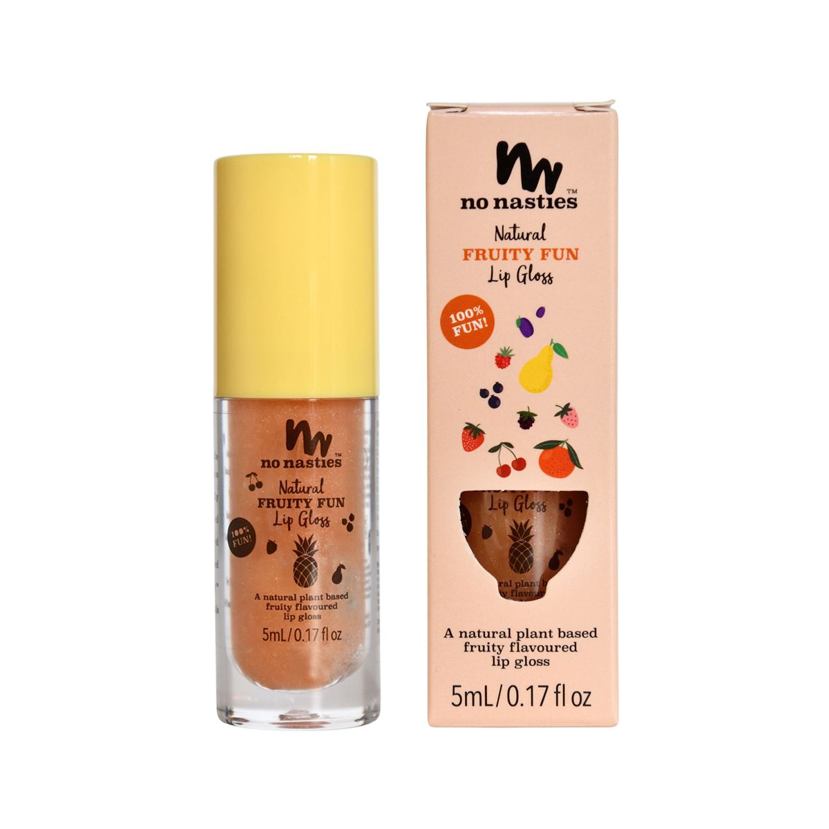 Buy No Nasties Fruity Fun Flavoured Lip Gloss Fruity Fun online