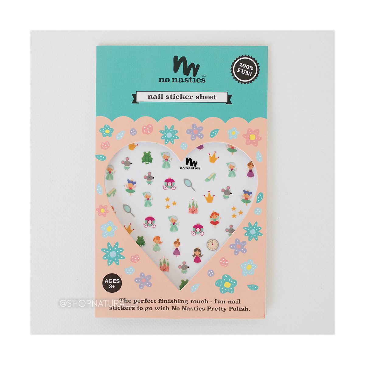 No Nasties Nail Sticker Sheet Princess