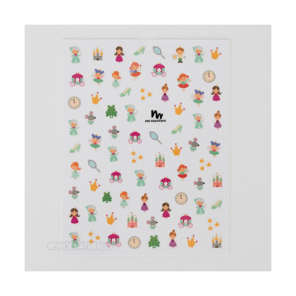 No Nasties Nail Sticker Sheet Princess
