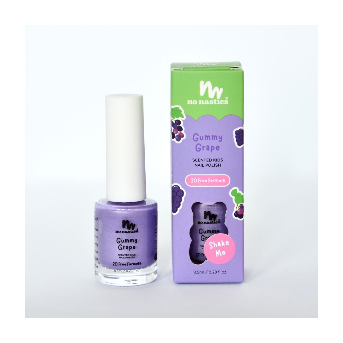 No Nasties Scented Nail Polish Gummy Grape 8.5ml