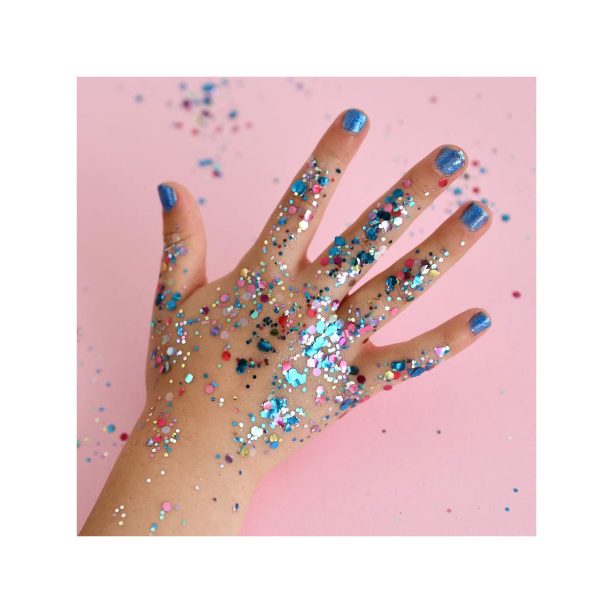 No Nasties Water Based Peelable Nail Polish Mermaid Blue