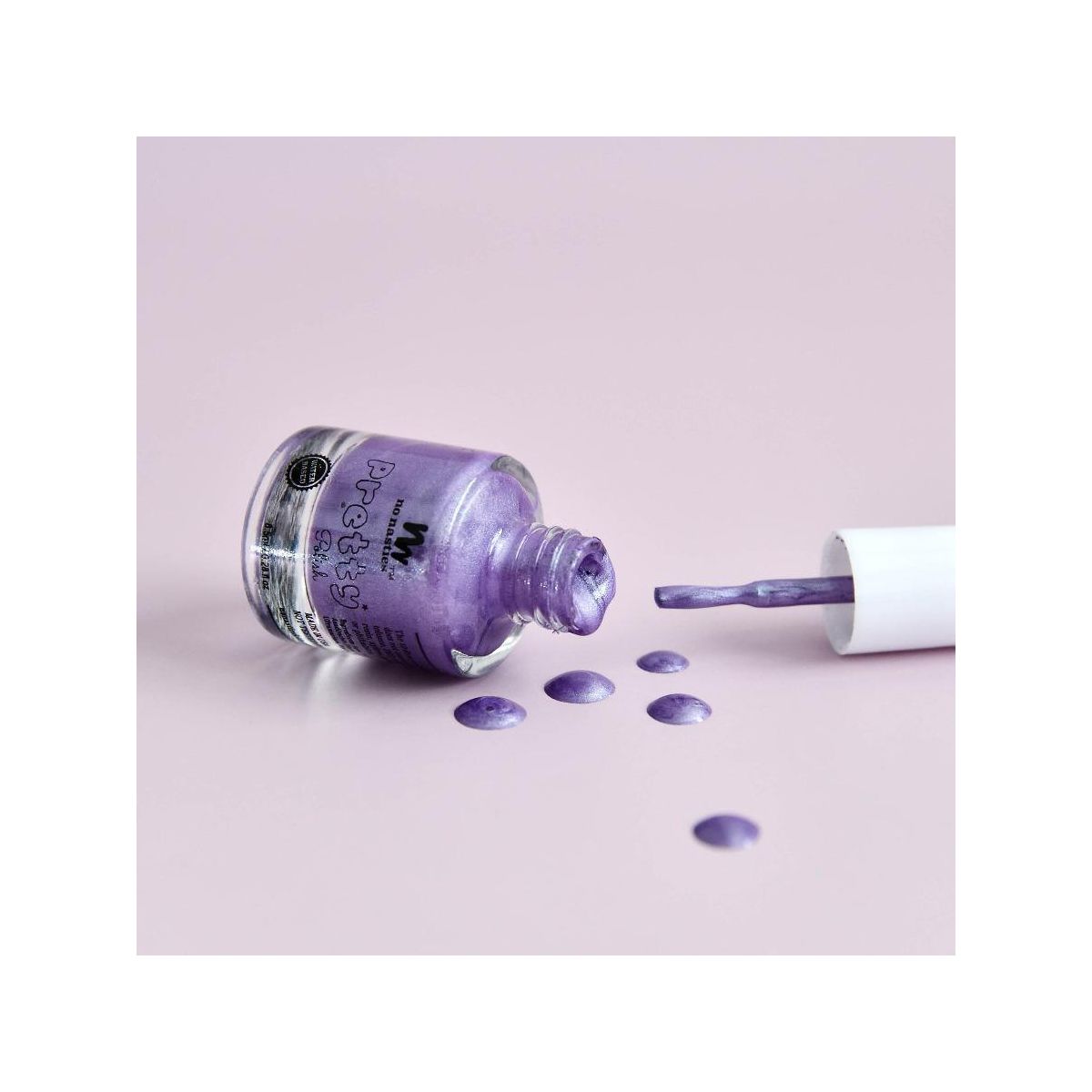 No Nasties Water Based Peelable Nail Polish Purple