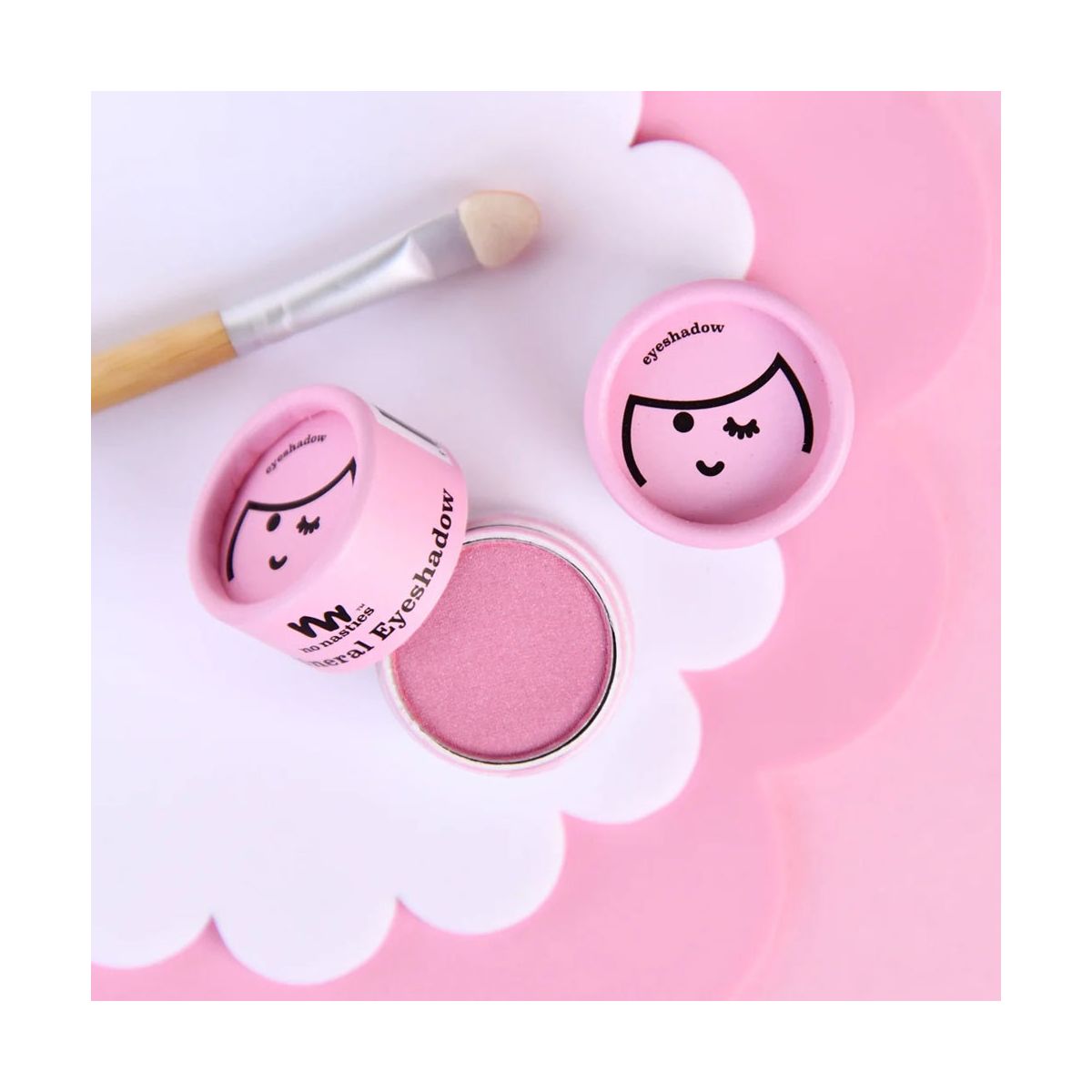 No Nasties Kids Play Makeup Pressed Powder Eyeshadow Pink