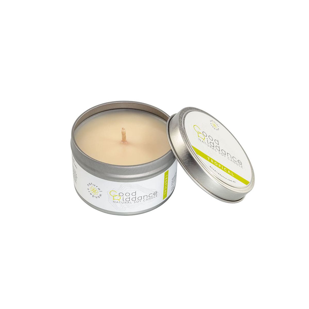 Natural Wonders Good Riddance Tropical Candle Tin 165g