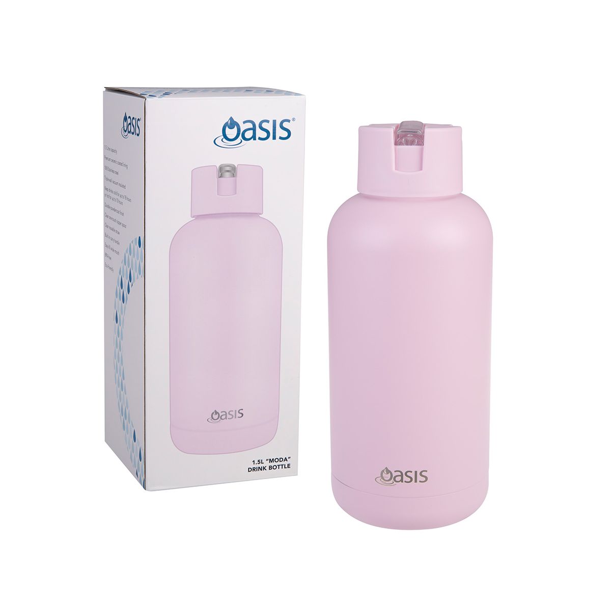 Buy Oasis pink lemonade moda 1.5L water bottle