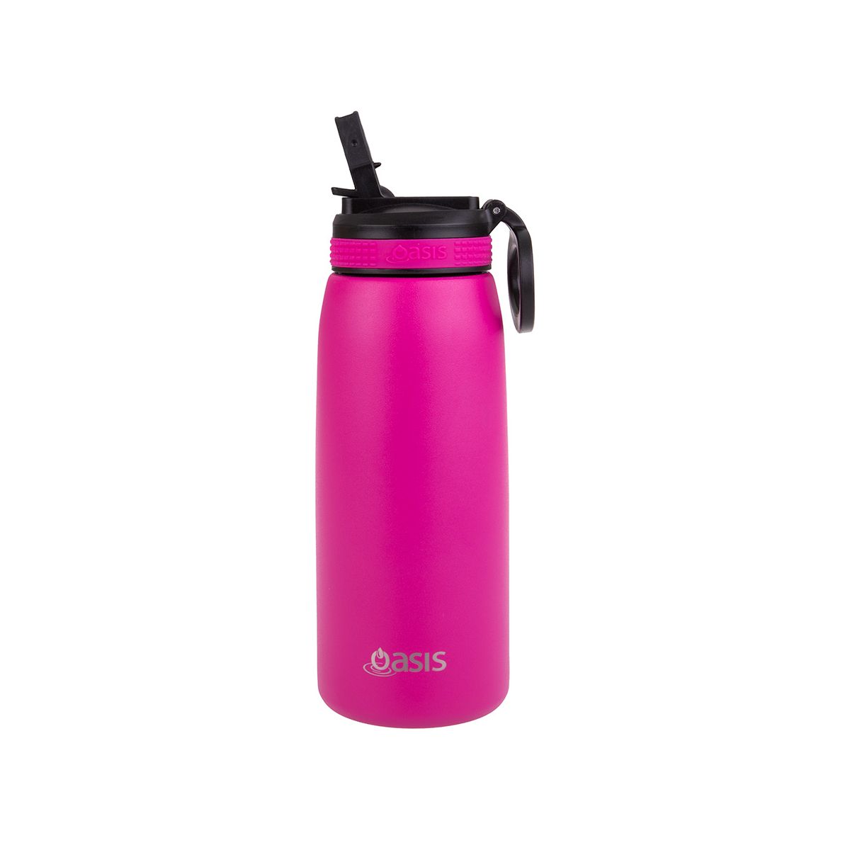 Buy Oasis Straw bottle 780ml fuschia online