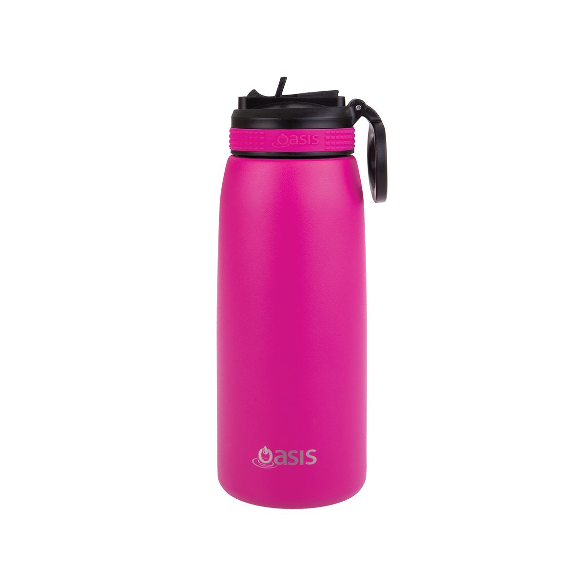 Buy Oasis Straw bottle 780ml fuschia online