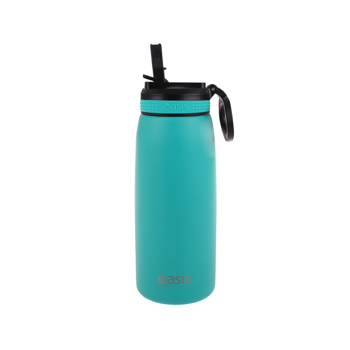 Buy Oasis stainless steel drink bottle with straw turquoise 780ml