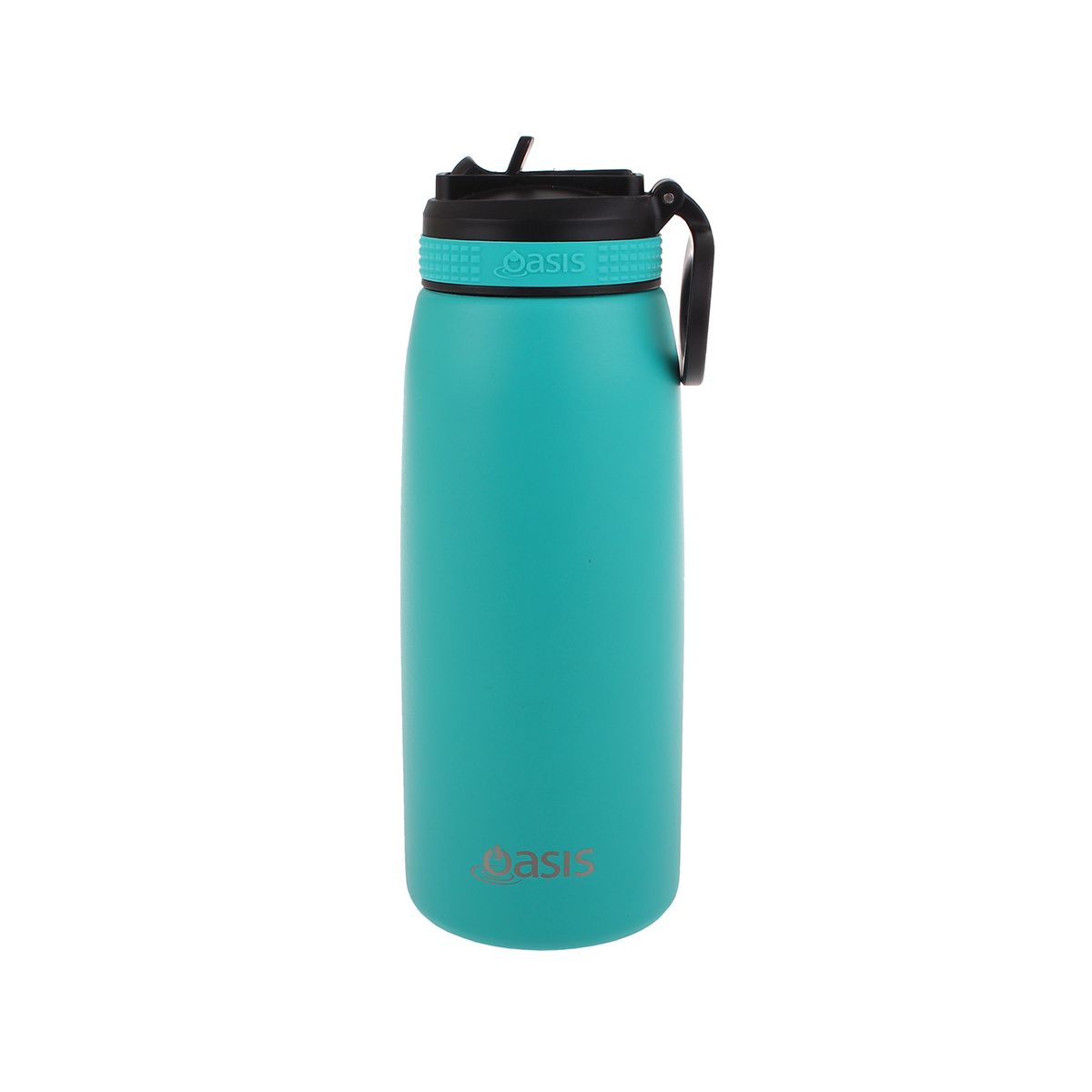 Buy Oasis stainless steel drink bottle with straw turquoise 780ml