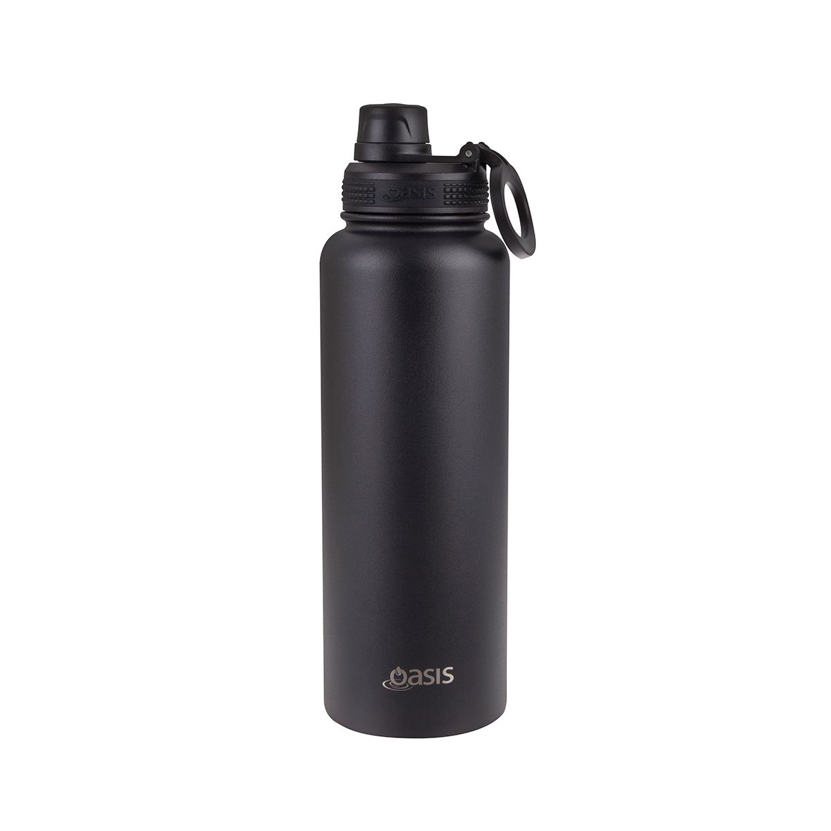 Buy Oasis 1.1L Black Insulated Sports Bottle
