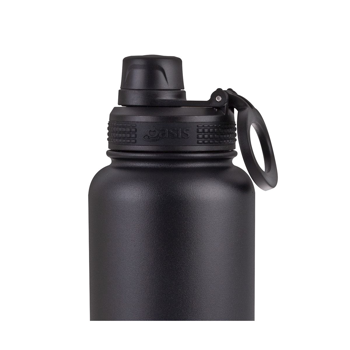 Buy Oasis 1.1L Black Insulated Sports Bottle