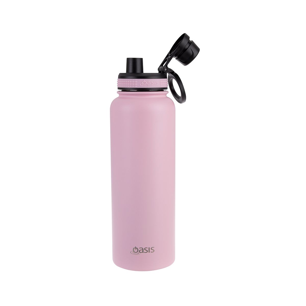 Buy Oasis 1.1L Pink Carnation Insulated Water Bottle