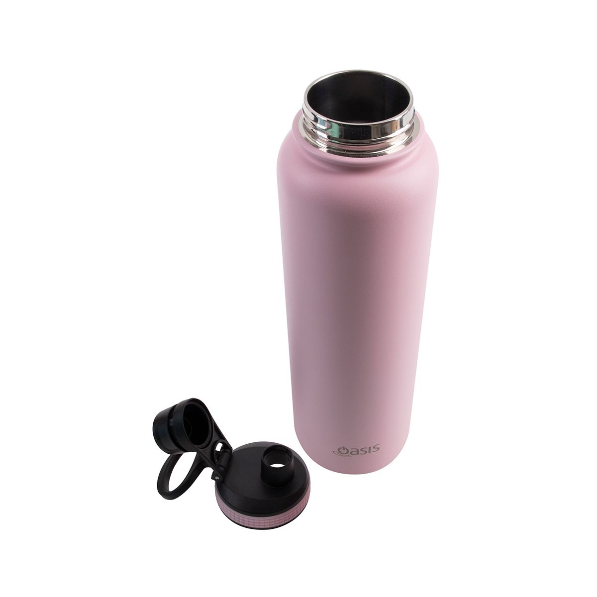 Buy Oasis 1.1L Pink Carnation Insulated Water Bottle