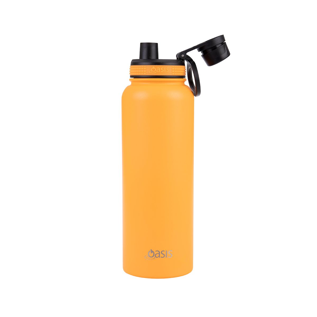 Buy Oasis Neon Orange 1.1L insulated sports bottle