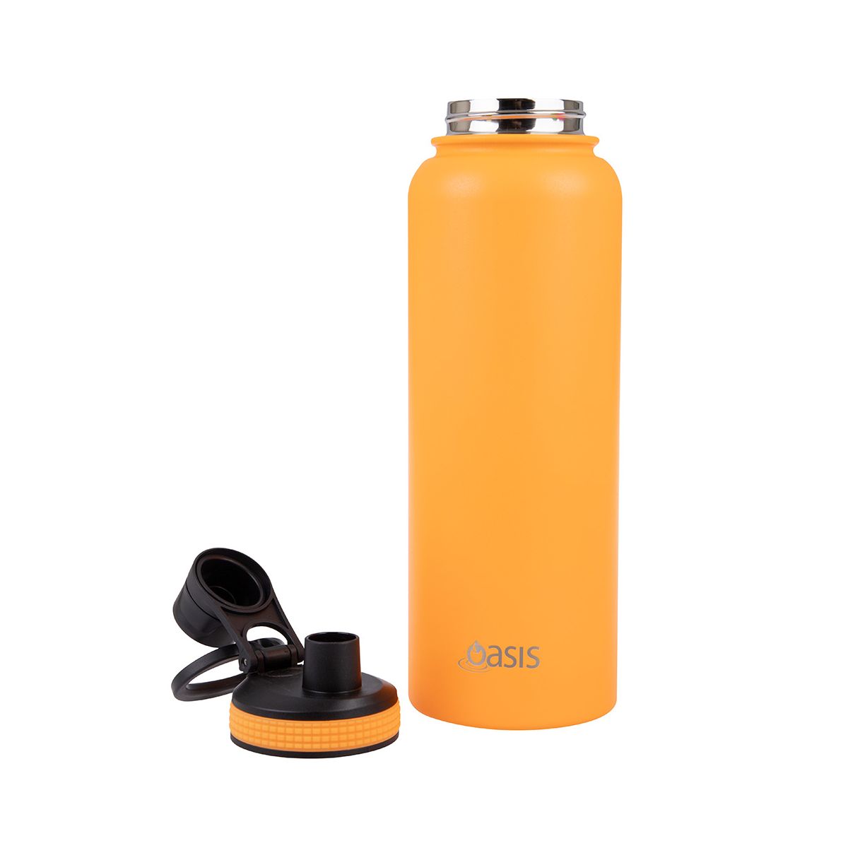 Buy Oasis Neon Orange 1.1L insulated sports bottle