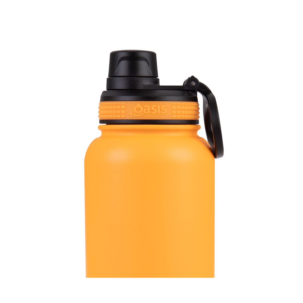 Buy Oasis Neon Orange 1.1L insulated sports bottle