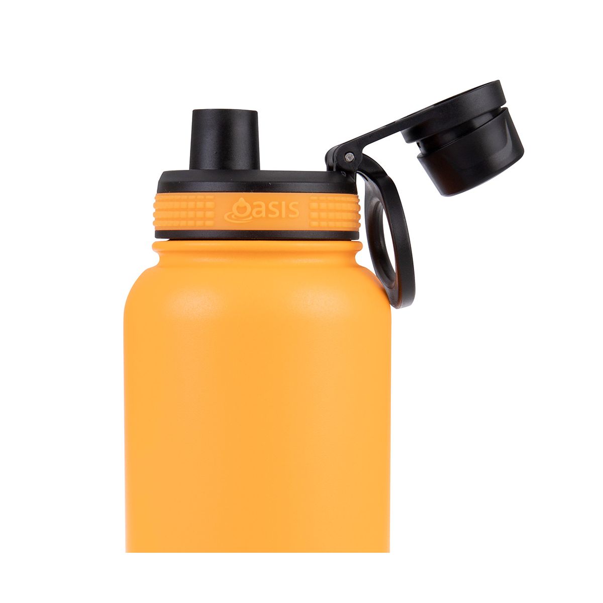 Buy Oasis Neon Orange 1.1L insulated sports bottle