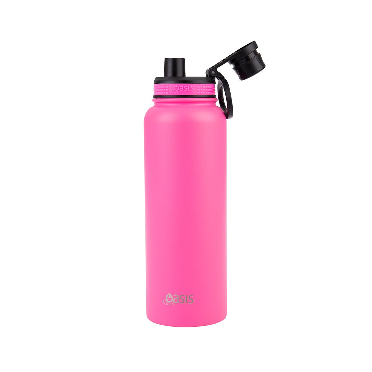 Buy Oasis insulated neon pink 1.1L sports bottle