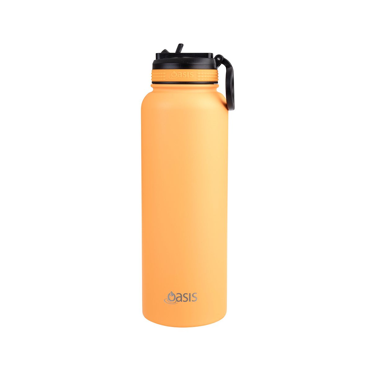 Buy Oasis 1.1L insulated straw bottle online Neon Orange