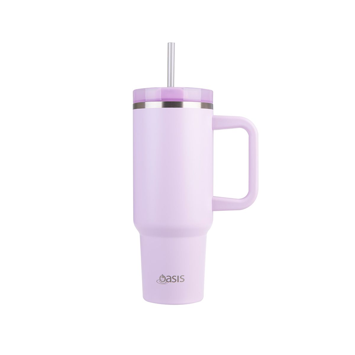 Oasis Insulated Tumbler with Straw Orchid 1.2L