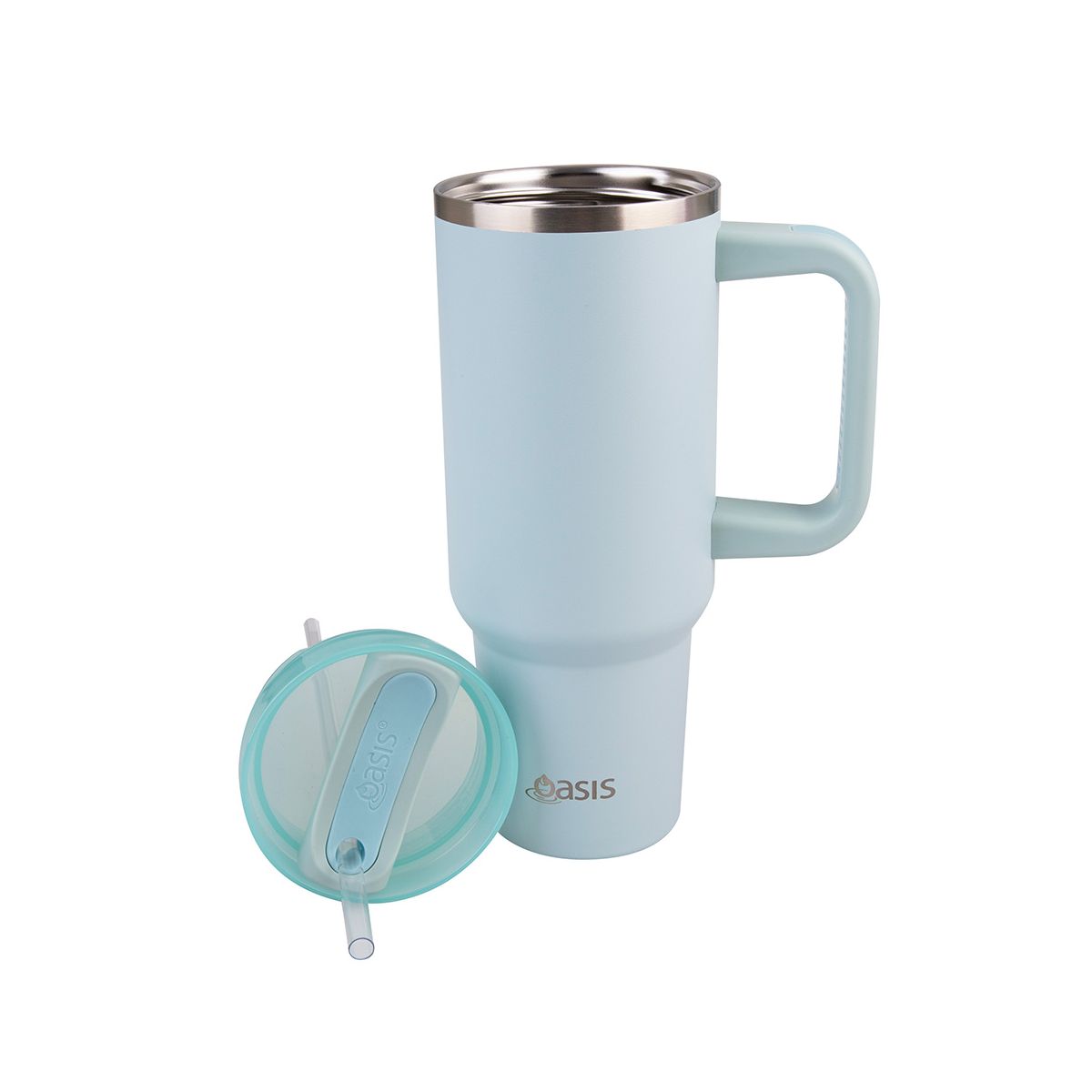 Oasis Insulated Tumbler with Straw Sea Mist 1.2L