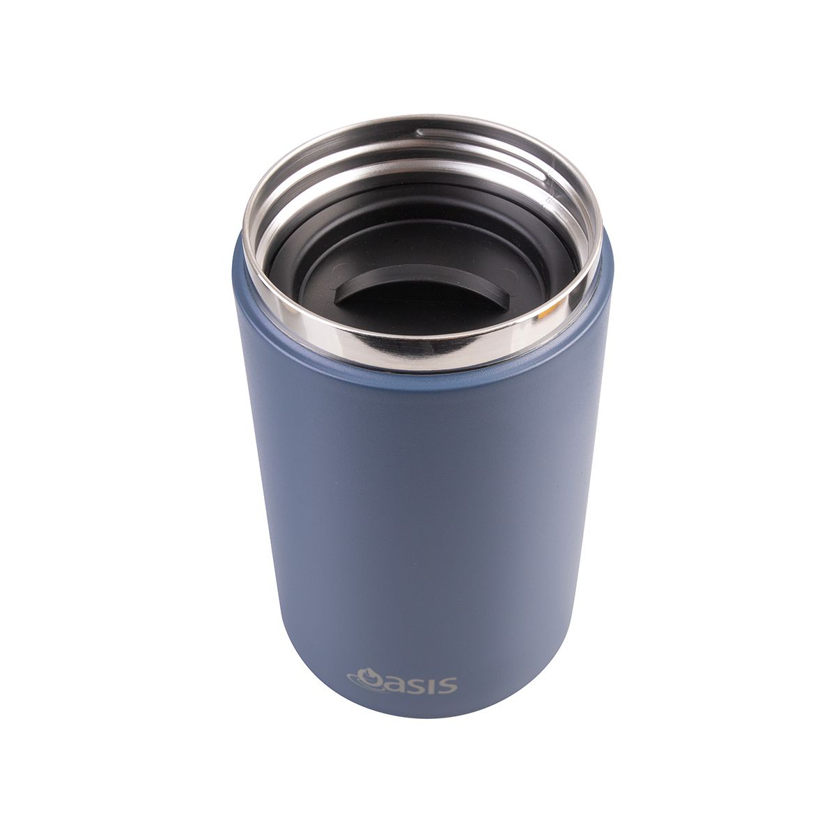 Oasis Stainless Steel Insulated Food Flask Indigo 700ml