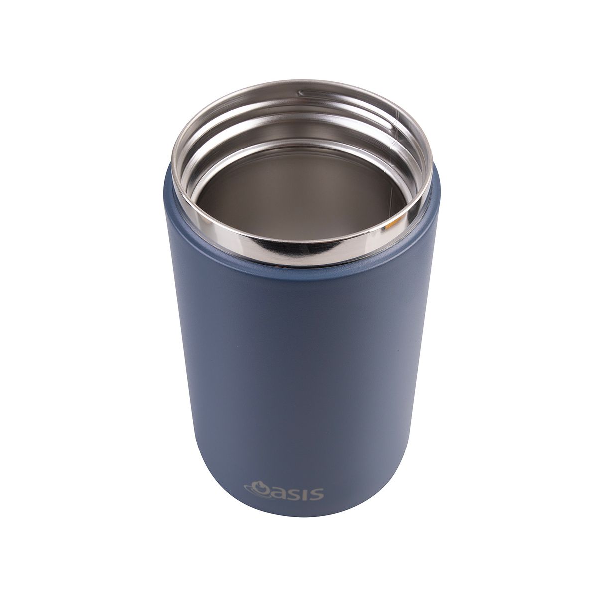 Oasis Stainless Steel Insulated Food Flask Indigo 700ml