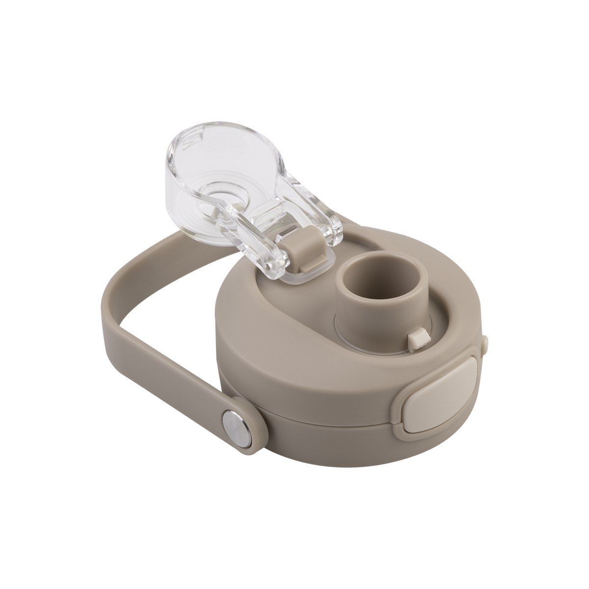 OASIS CERAMIC LINED STAINLESS STEEL TRIPLE WALL INSULATED 'CAPRI' DRINK BOTTLE W/ QUICK RELEASE LID 1L LATTE