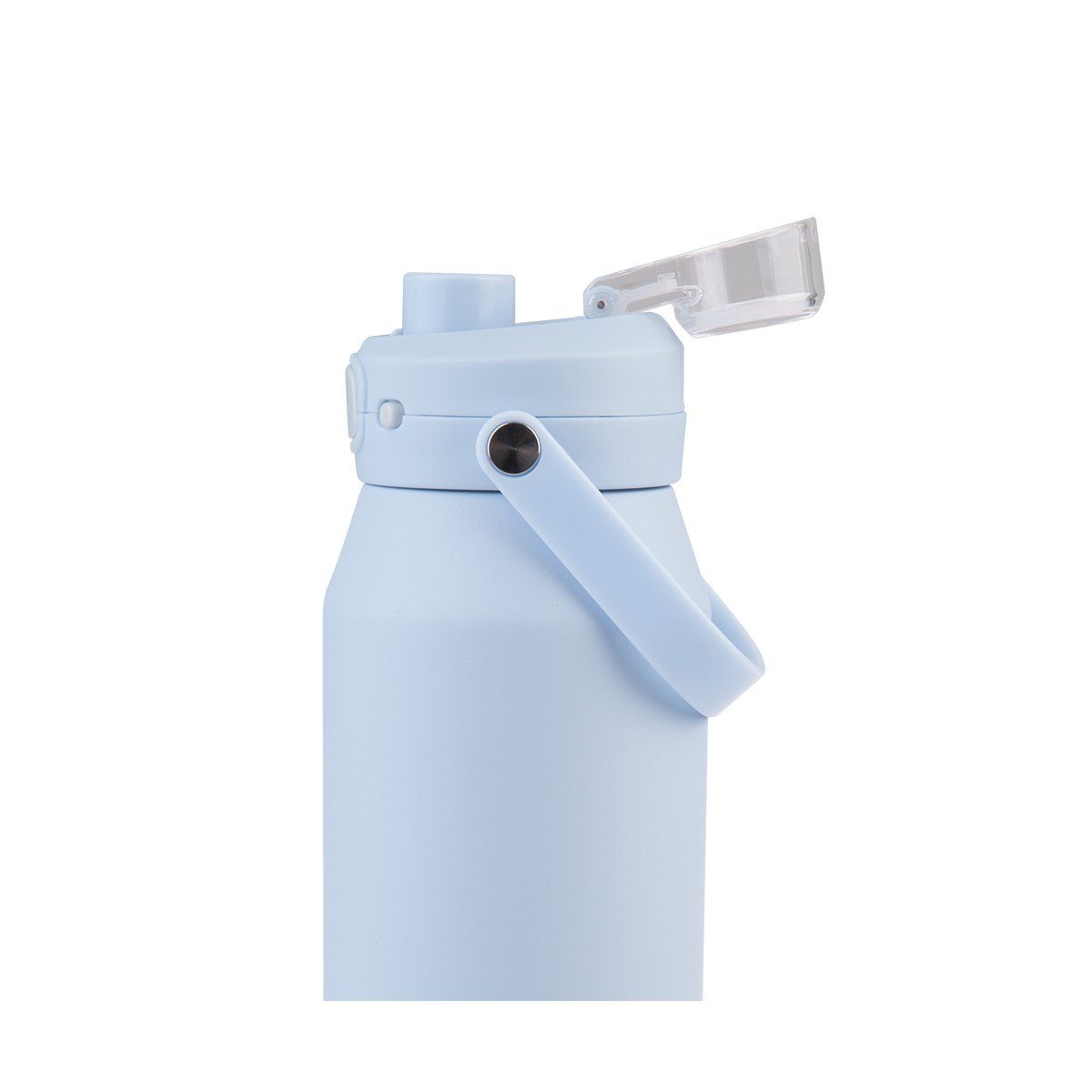 OASIS CERAMIC LINED STAINLESS STEEL TRIPLE WALL INSULATED 'CAPRI' DRINK BOTTLE W/ QUICK RELEASE LID 1L PERIWINKLE