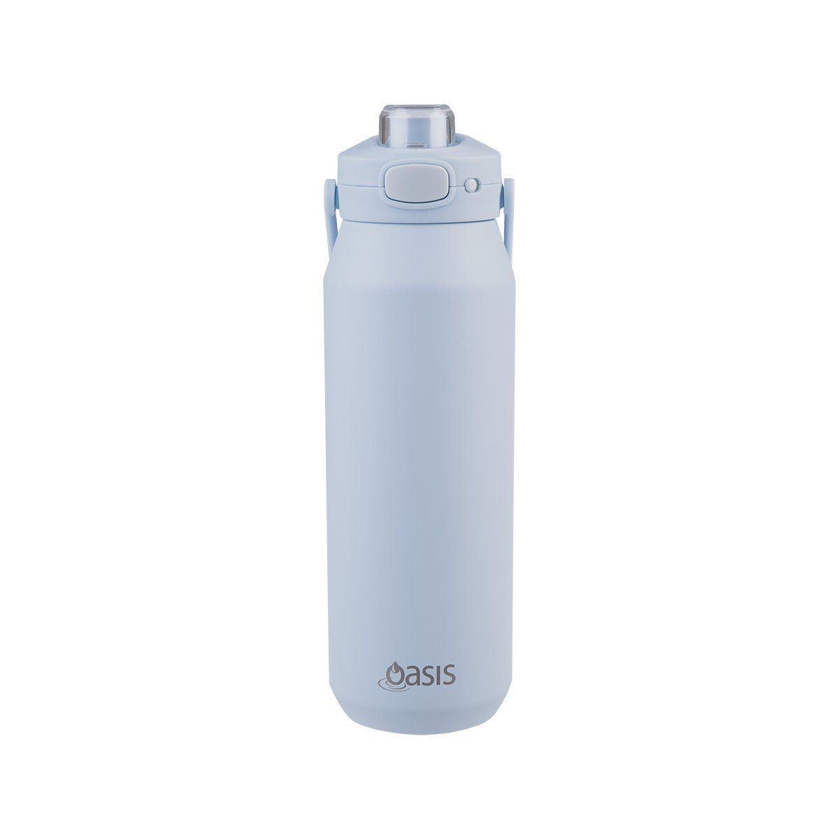 OASIS CERAMIC LINED STAINLESS STEEL TRIPLE WALL INSULATED 'CAPRI' DRINK BOTTLE W/ QUICK RELEASE LID 1L PERIWINKLE