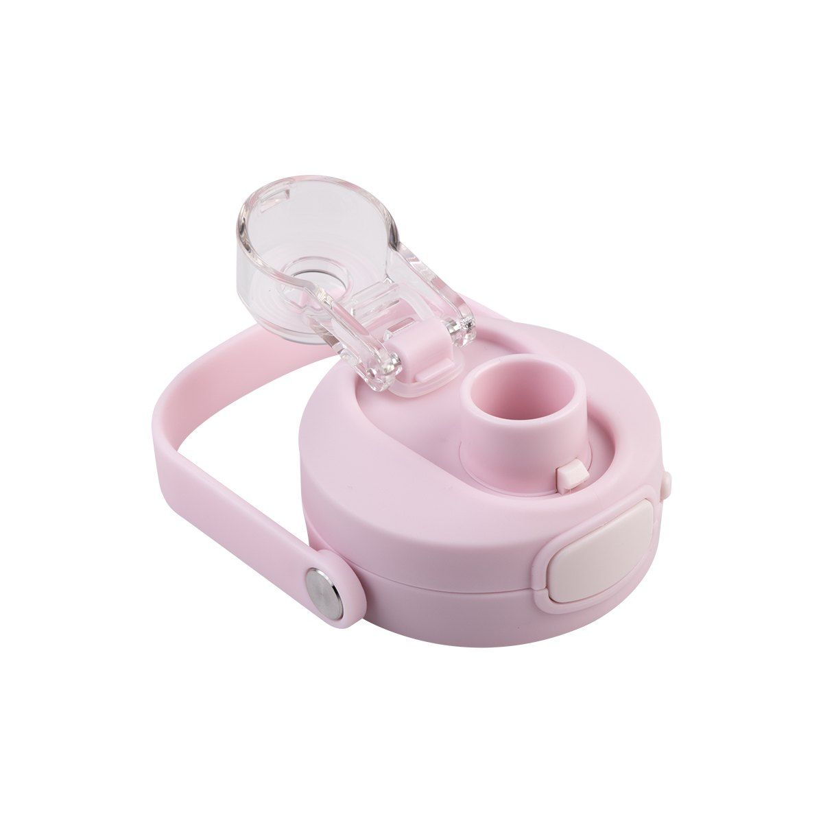 OASIS CERAMIC LINED STAINLESS STEEL TRIPLE WALL INSULATED 'CAPRI' DRINK BOTTLE W/ QUICK RELEASE LID 1L PINK LEMONADE