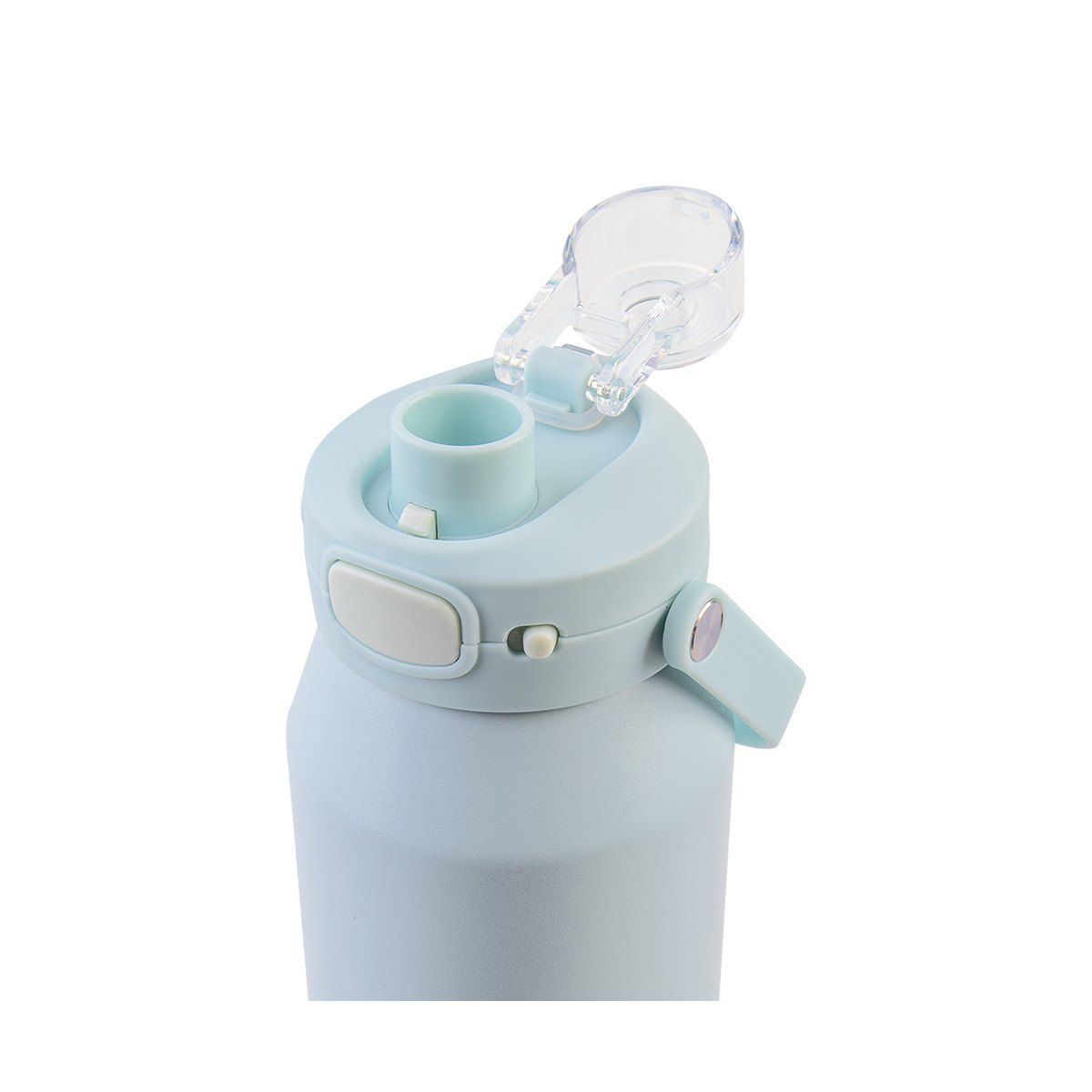 OASIS CERAMIC LINED STAINLESS STEEL TRIPLE WALL INSULATED 'CAPRI' DRINK BOTTLE W/ QUICK RELEASE LID 1L SEA MIST