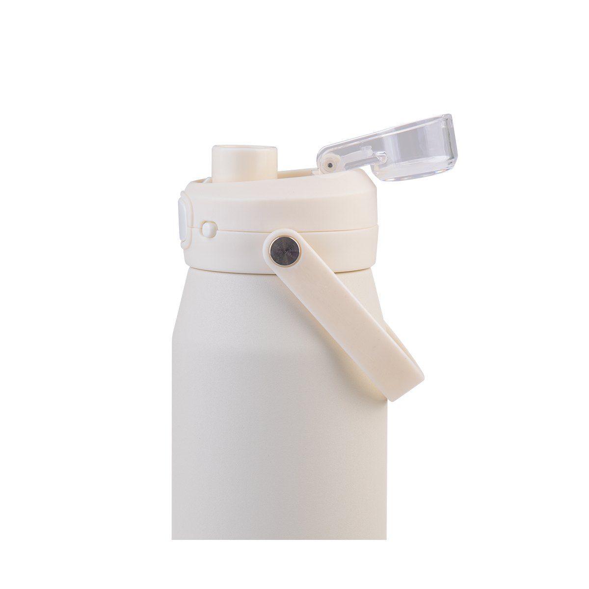 OASIS CERAMIC LINED STAINLESS STEEL TRIPLE WALL INSULATED 'CAPRI' DRINK BOTTLE W/ QUICK RELEASE LID 750ML ALABASTER
