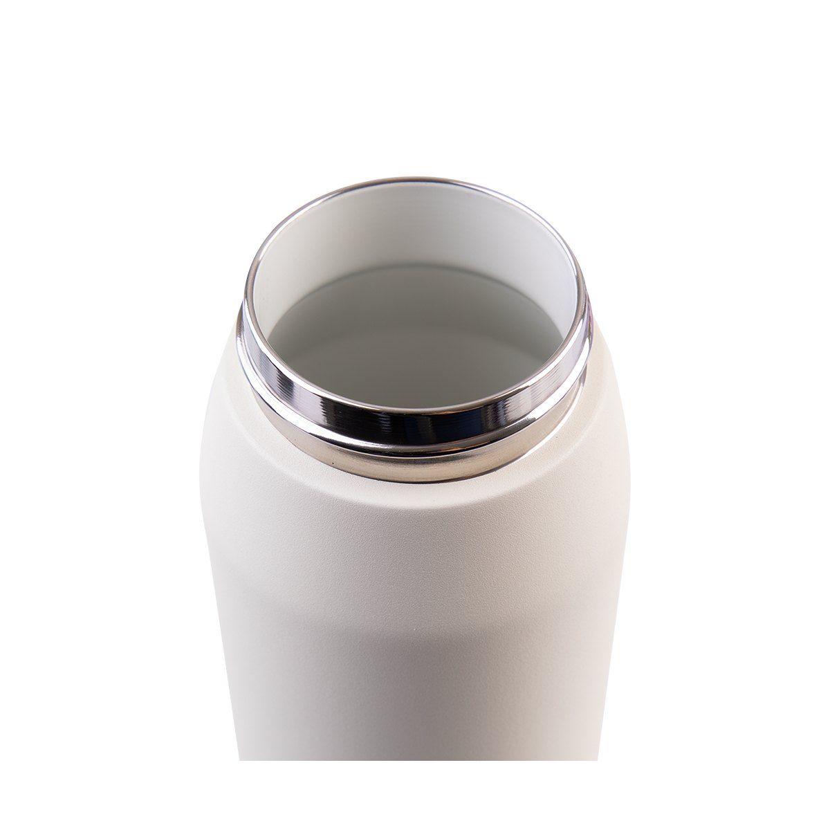 OASIS CERAMIC LINED STAINLESS STEEL TRIPLE WALL INSULATED 'CAPRI' DRINK BOTTLE W/ QUICK RELEASE LID 750ML ALABASTER