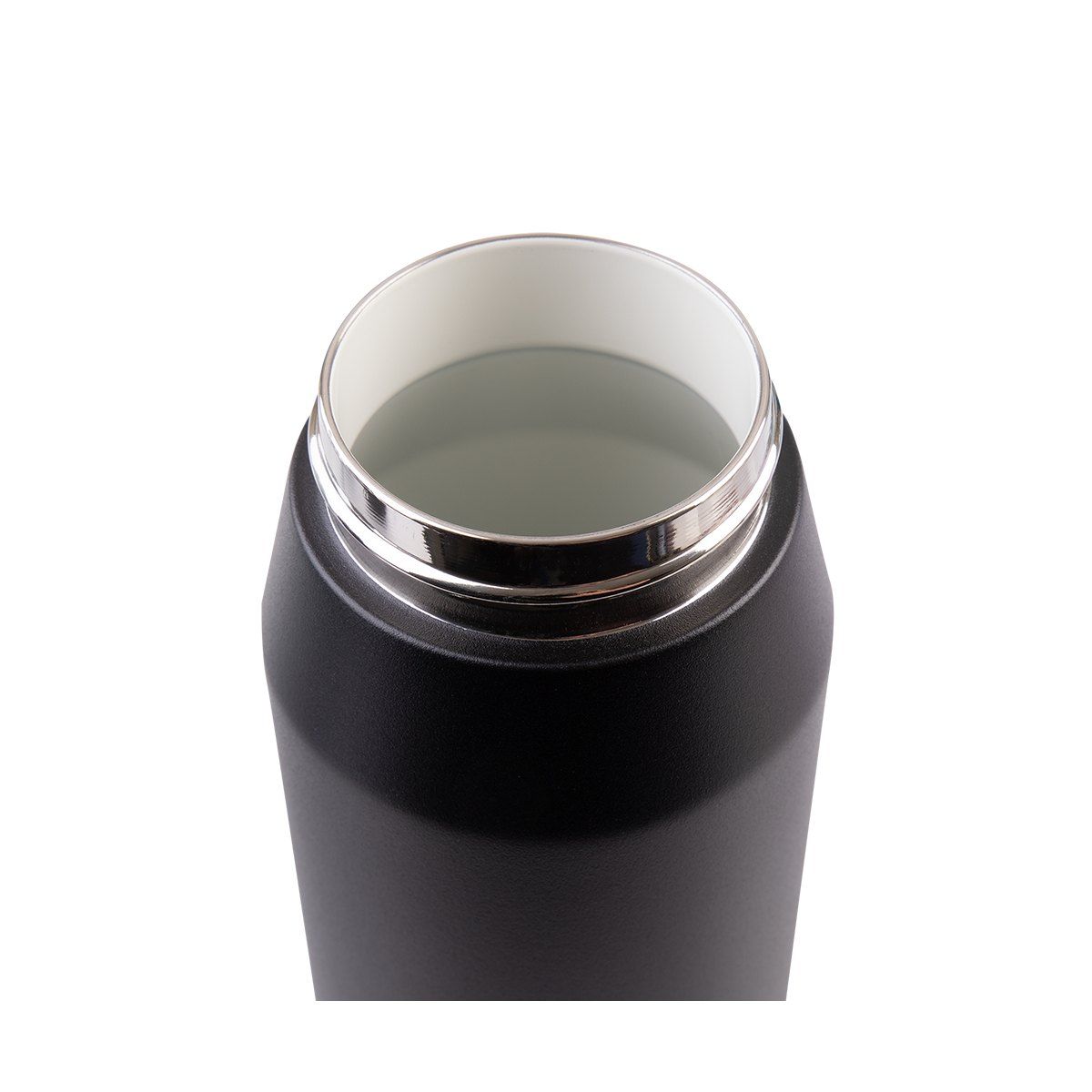 OASIS CERAMIC LINED STAINLESS STEEL TRIPLE WALL INSULATED 'CAPRI' DRINK BOTTLE W/ QUICK RELEASE LID 750ML BLACK