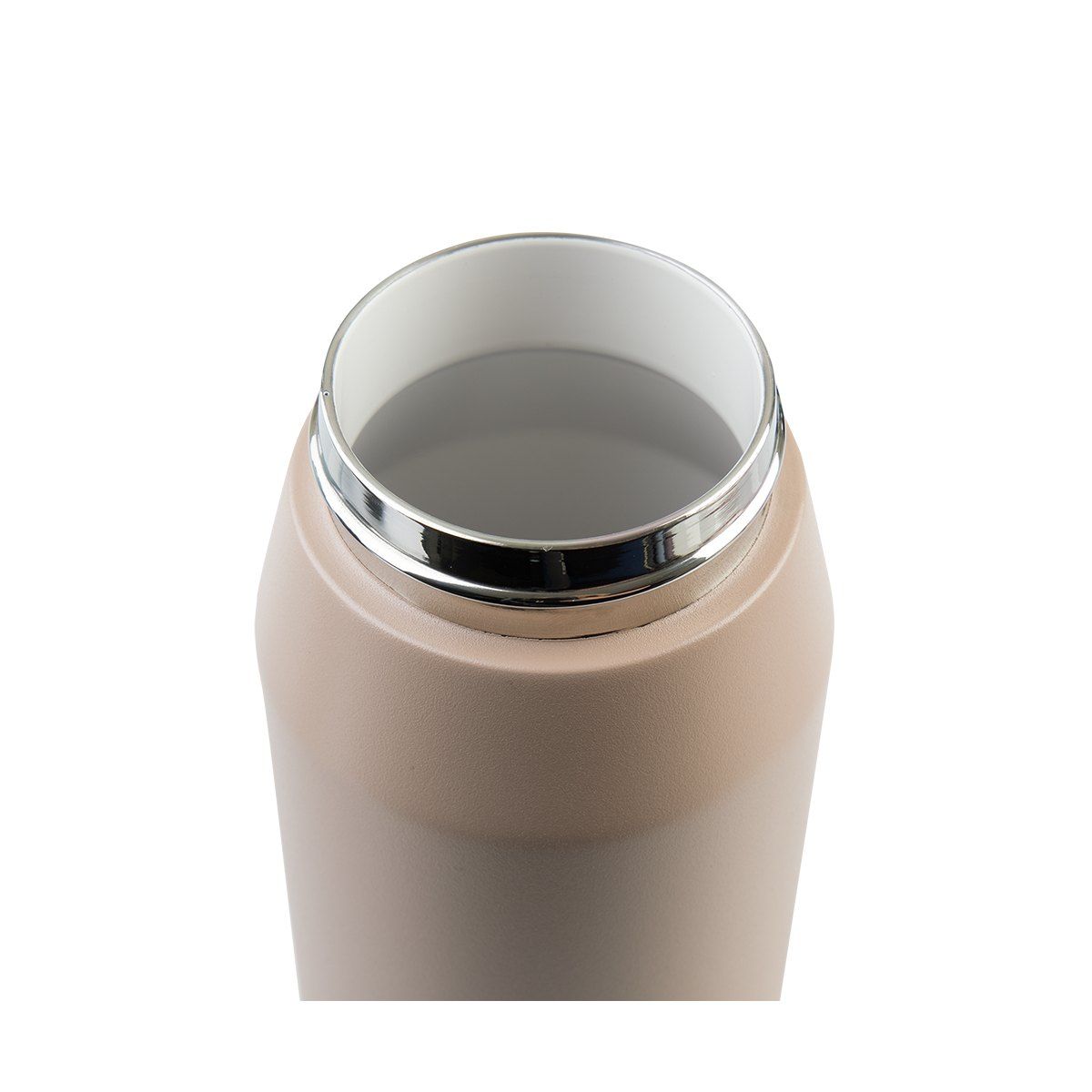 OASIS CERAMIC LINED STAINLESS STEEL TRIPLE WALL INSULATED 'CAPRI' DRINK BOTTLE W/ QUICK RELEASE LID 750ML LATTE