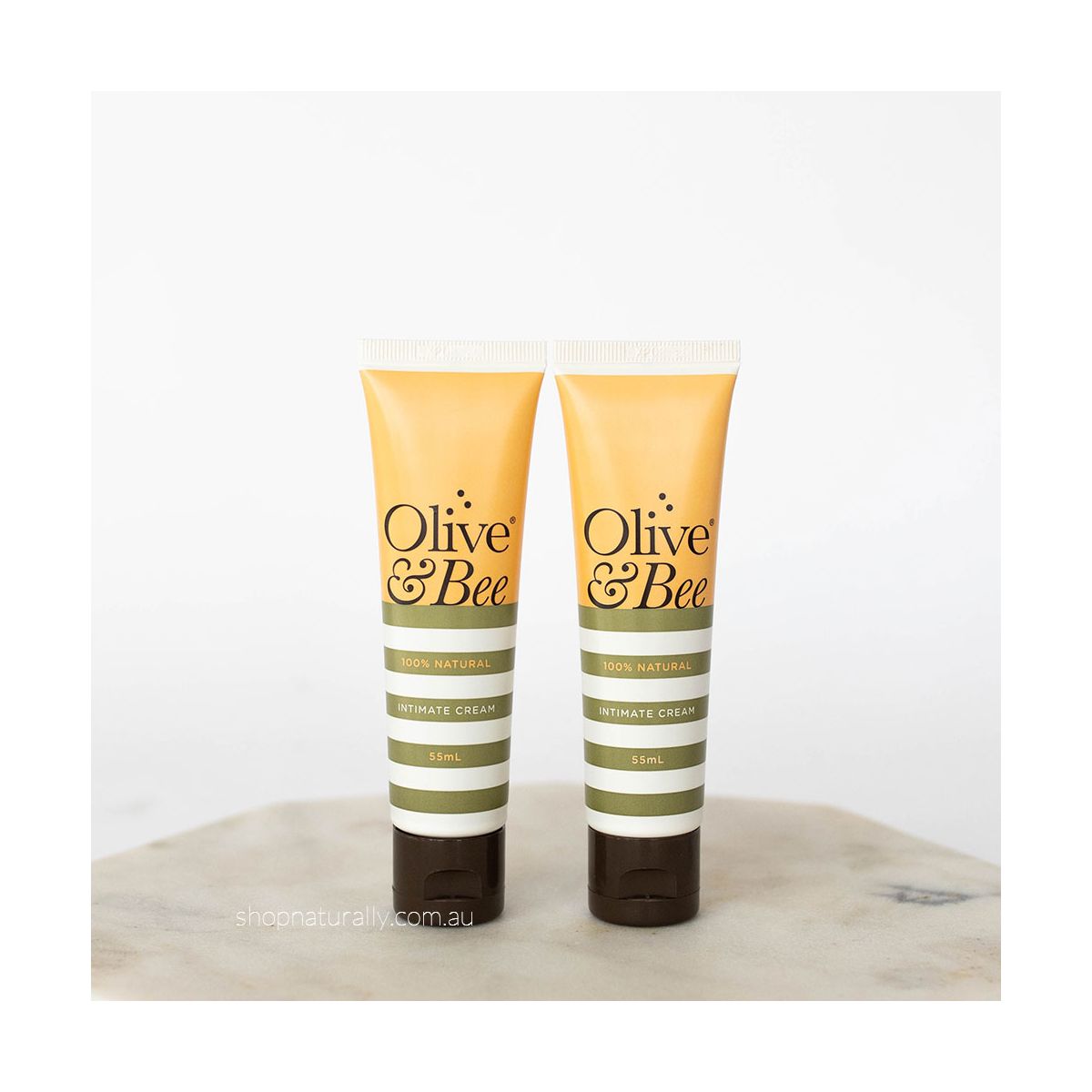 Olive & Bee Intimate Cream 55ml twin pack