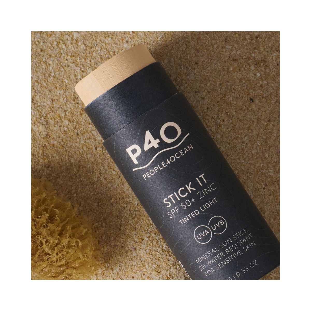 People 4 Ocean Stick It Coloured Zinc SPF50  Tinted Light 25g