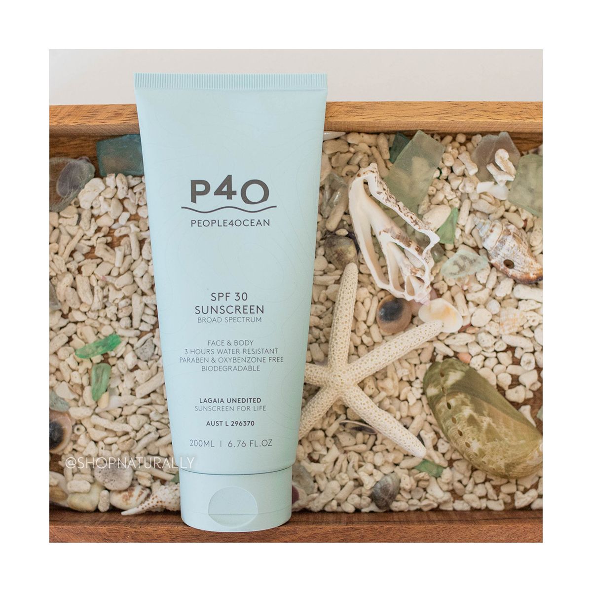 People 4 Ocean Natural Sunscreen SPF30 200ml