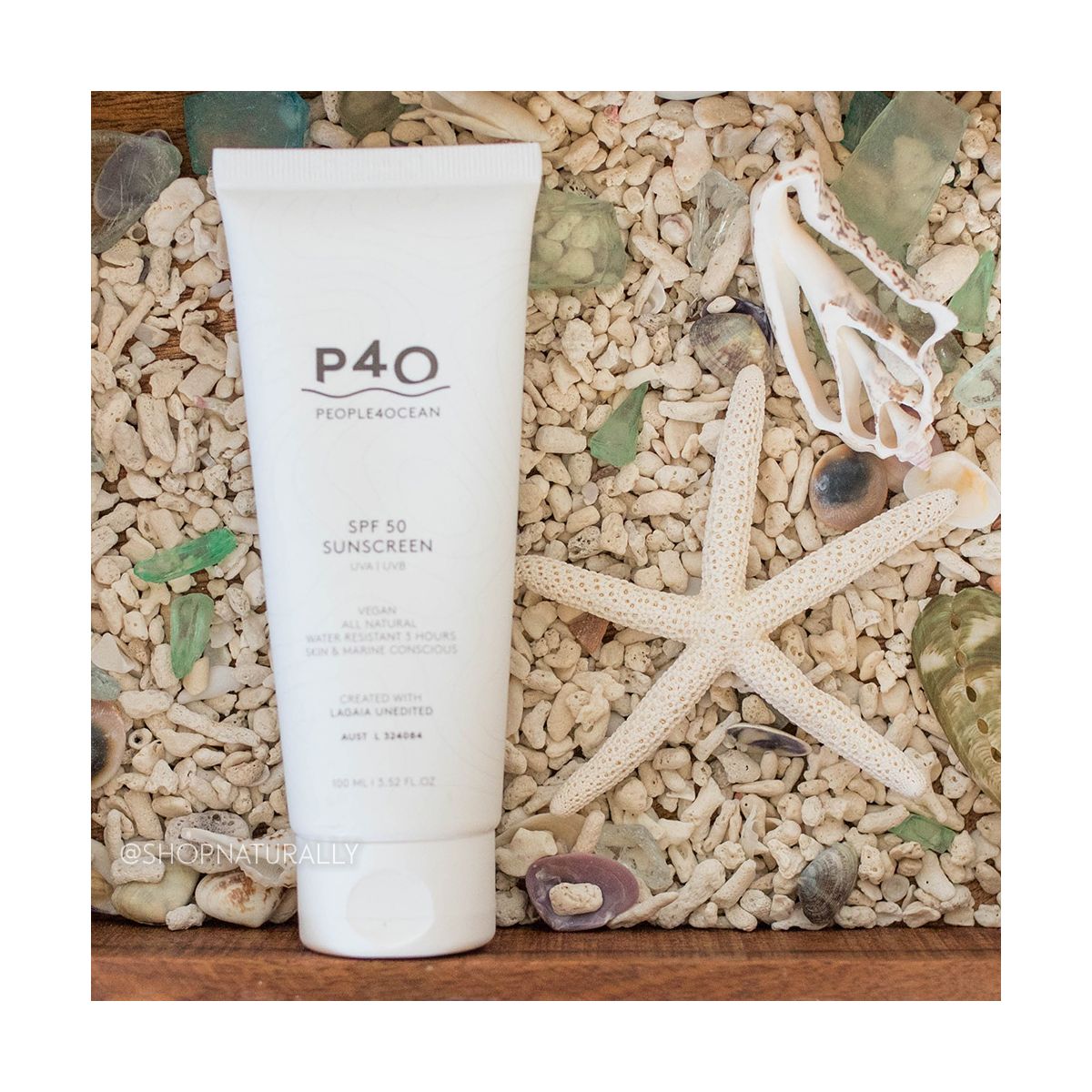 People 4 Ocean Natural Vegan Sunscreen SPF50 100ml