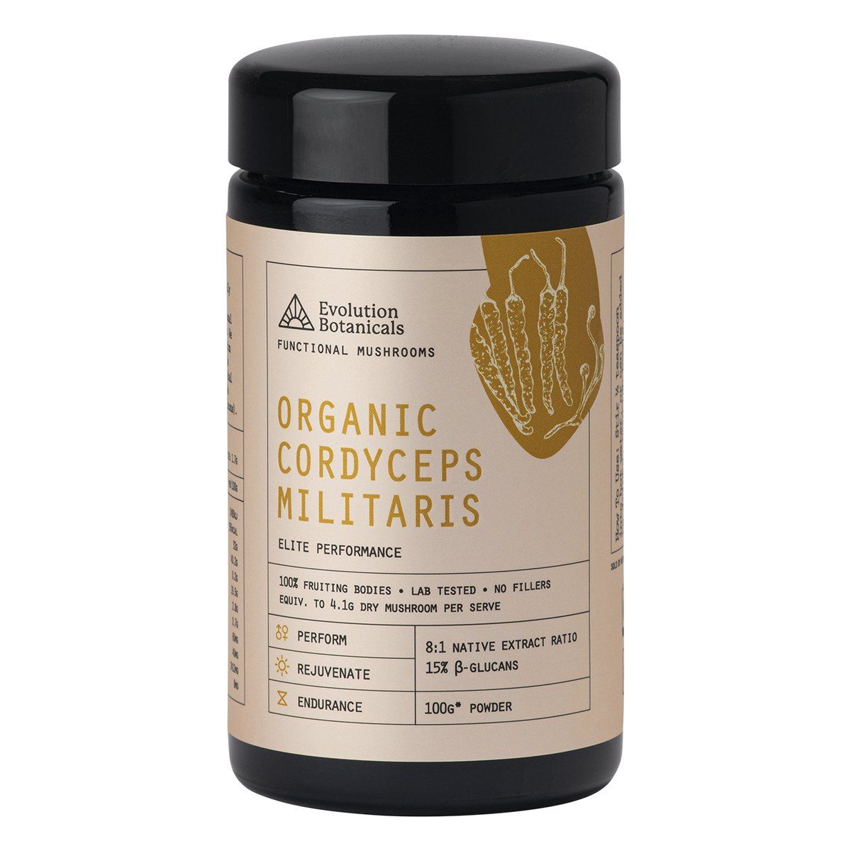 Organic Cordyceps Militaris Elite Performance 100g