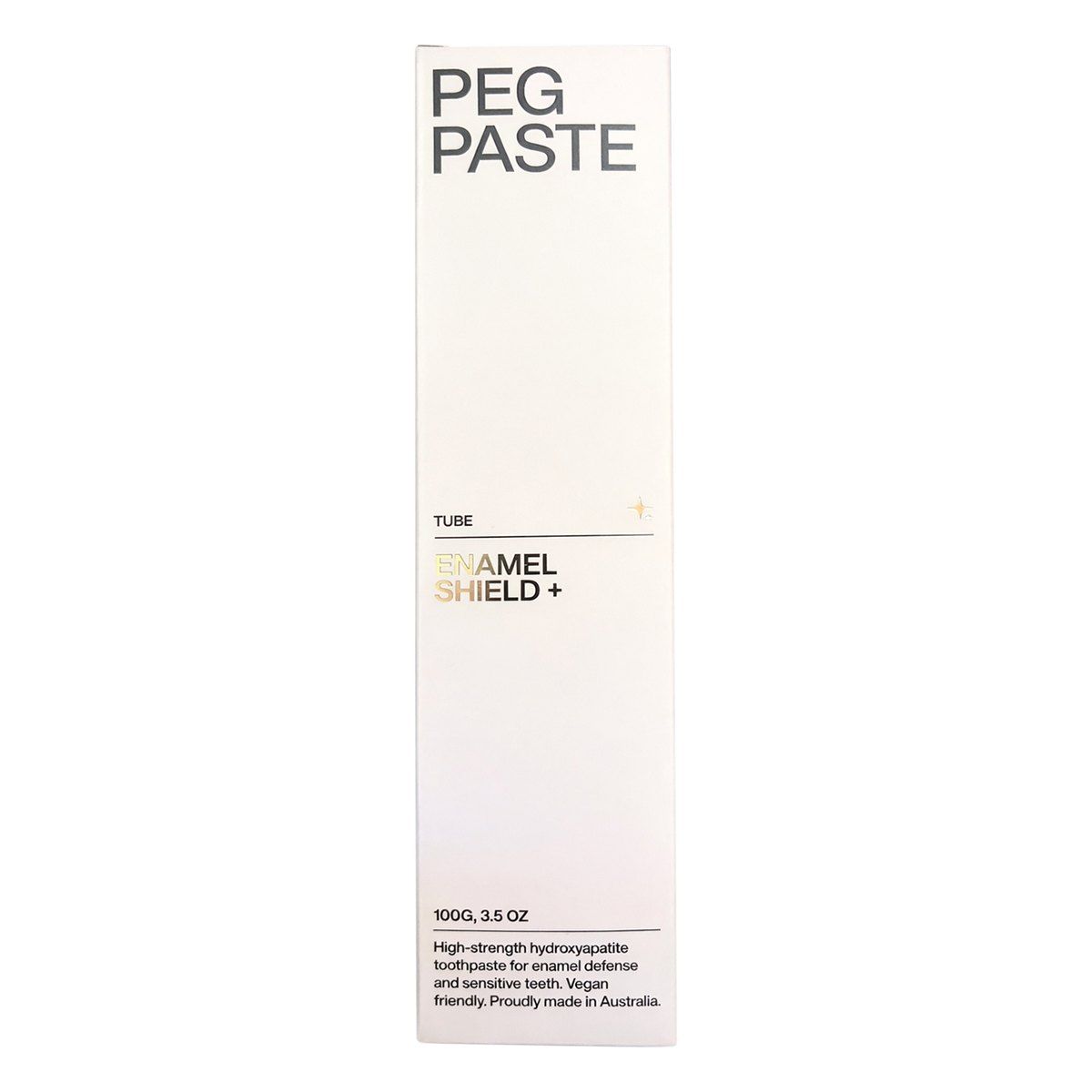 Peg Paste Natural Toothpaste with Hydroxyapatite Enamel Shield Mint 100g Mint